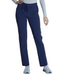 Cherokee Allura Womens Mid Rise Tapered Leg Drawstring Pant
