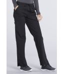 Cherokee Womens Mid Rise Straight Leg Drawstring Scrub Pants